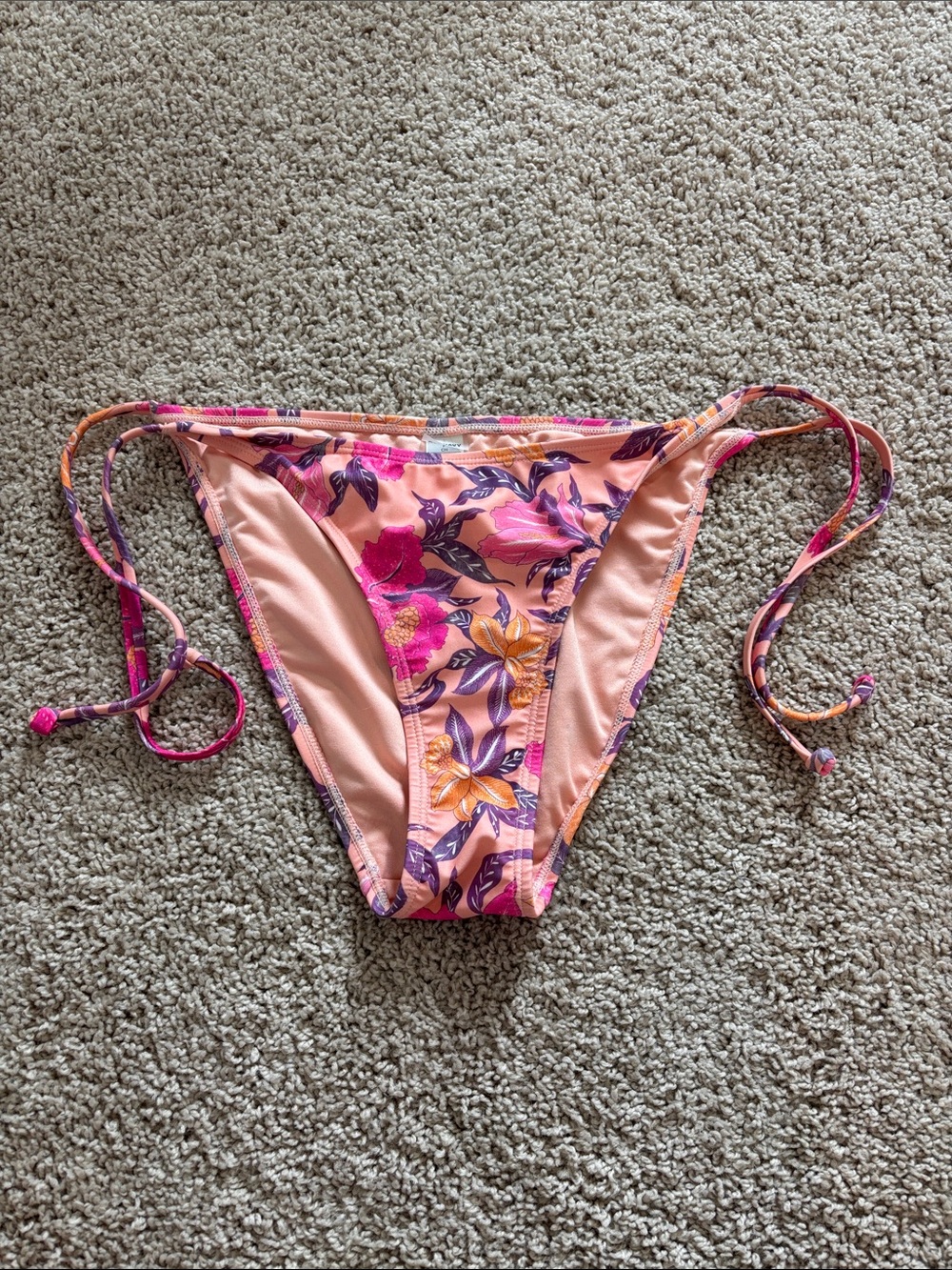 Floral Tie-Side Bikini Bottoms